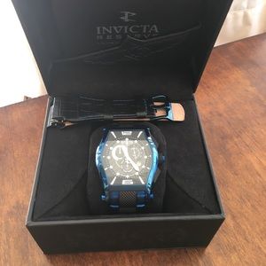 Blue Chrome Invicta Reserve Watch